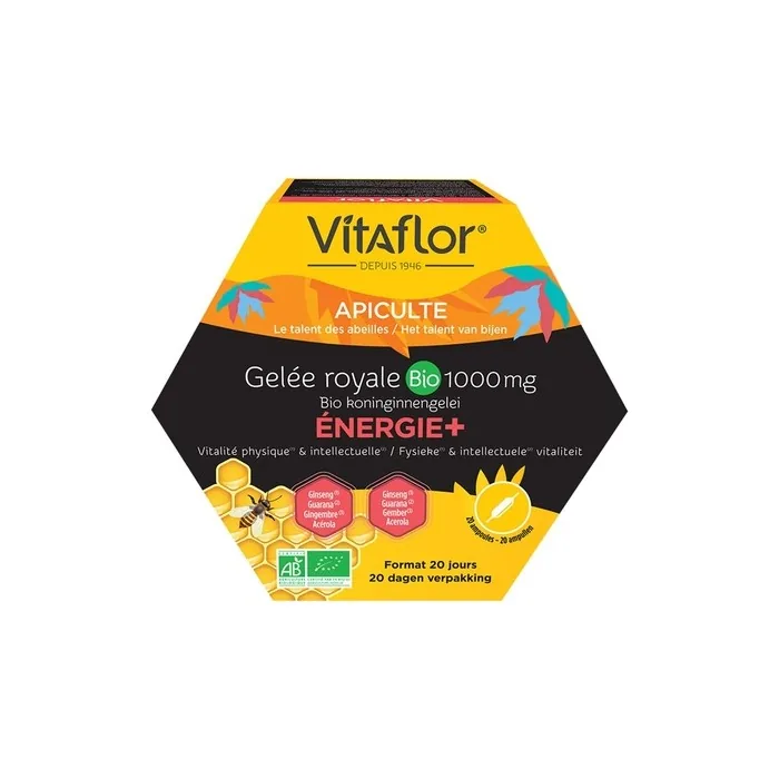 Vitaflor Organic Royal Jelly 1000mg Energy