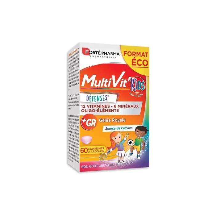 Forte Pharma Multivit Kids Food Supplement for Fitness and Tone