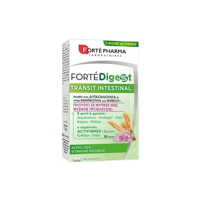Forte Pharma Forte Digest Transit Intestinal For Constipation 30 Tablets