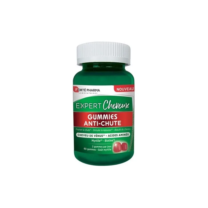 Forte Pharma Expert Hair Anti-Hair Loss Dietary Supplement 60 Gummies