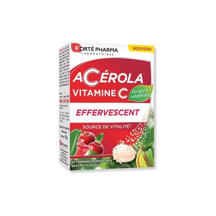 Forte Pharma Acerola Effervescent Natural Drinkable Vitamin C