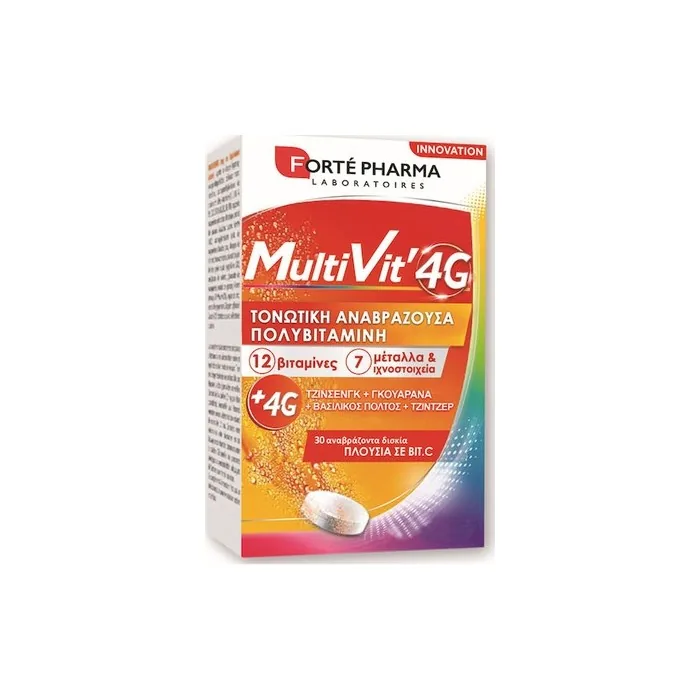 Forte Pharma Multivit 4g Multivitamin 30 Effervescent Tablets