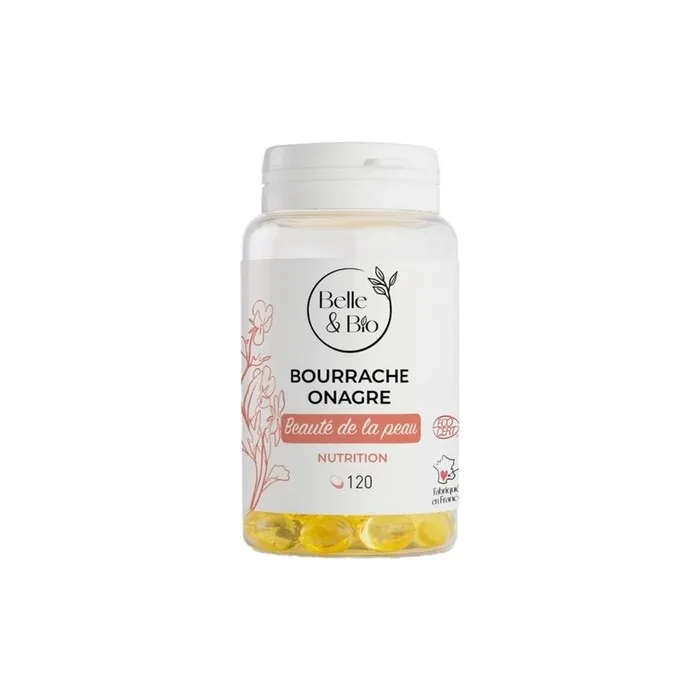 Belle & Bio Borage Evening Primrose Dietary Supplement 120 Capsules