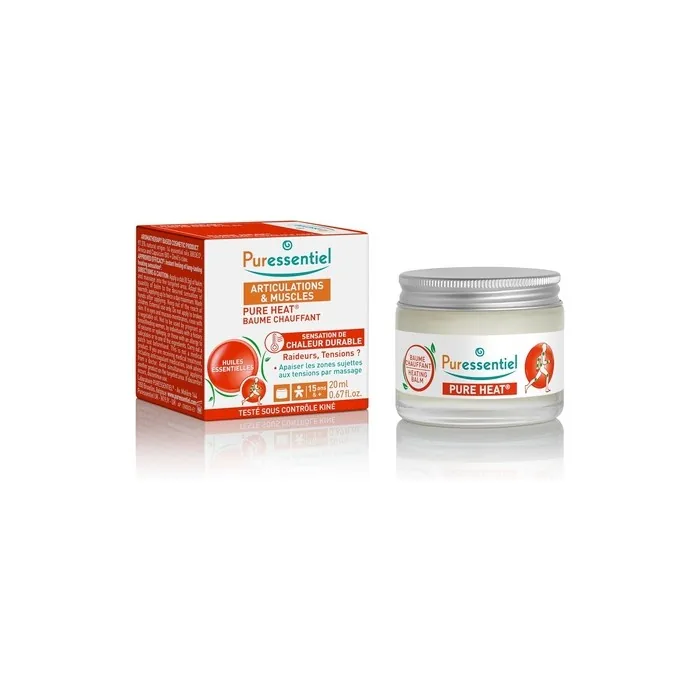 Puressentiel Muscles & Joints Pure Heat Balm 20ml Warming & Soothing Care