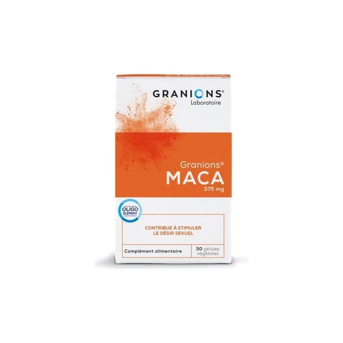 Maca Granions Dietary Supplement for Sexual Desire 375mg with Zinc