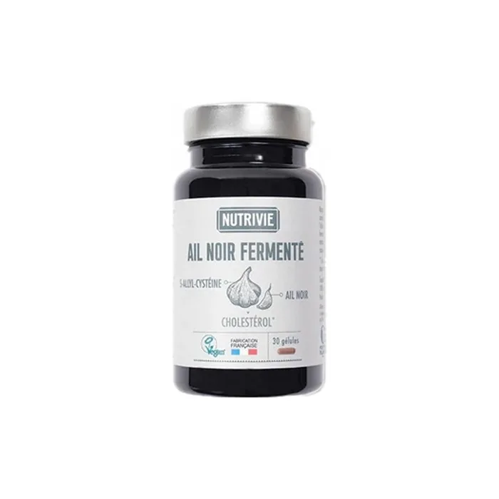 Aquasilice Fermented Black Garlic Dietary Supplement 30 Capsules