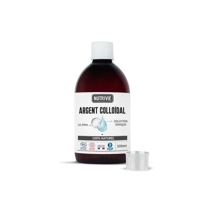 Nutrivie Colloidal Silver 20 PPM 100% Natural 500ml