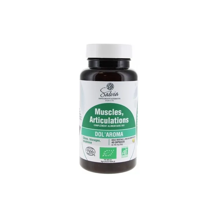 Salvia Nutrition Dol'aroma Muscles Joints Organic 40 Capsules
