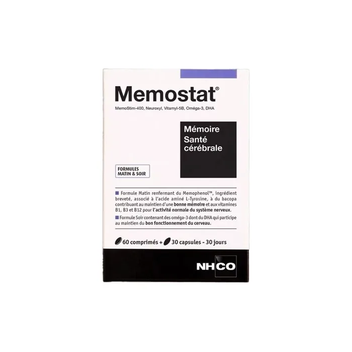 Nhco Memostat Brain Health 60 Tablets 30 Capsules