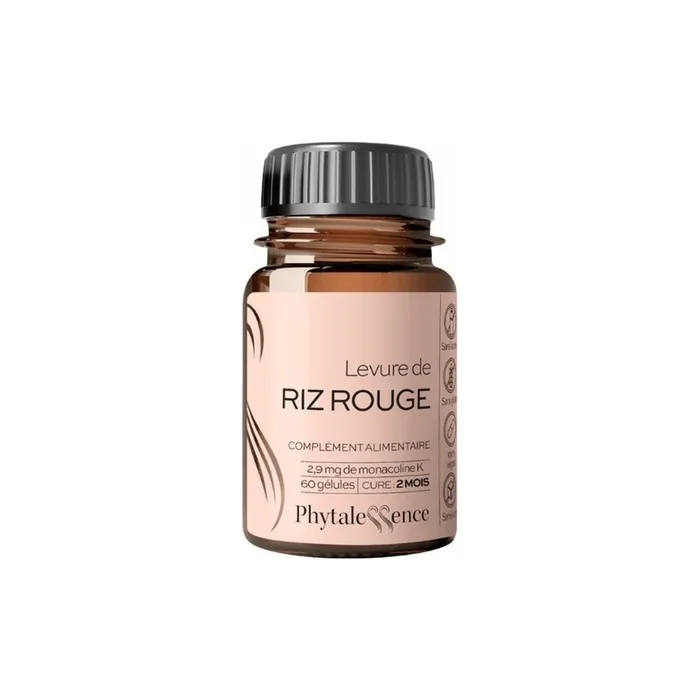 Phytalessence Red Rice Yeast Dietary Supplement 60 Capsules