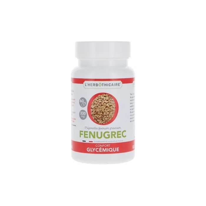 L'Herbothicaire Fenugreek 60 Capsules - Ideal Ally for Health