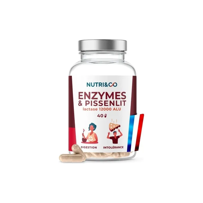 Nutri & Co Plant Digestive Enzymes with 12000 IU of Lactase