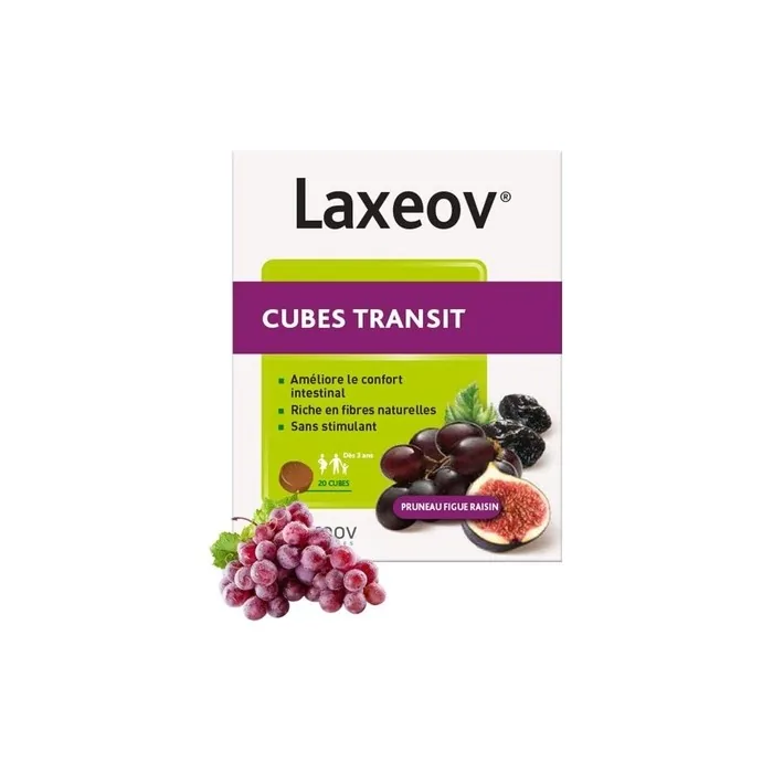 Nutreov Laxeov Cubes Transit Prune Fig Grapes 20 Cubes