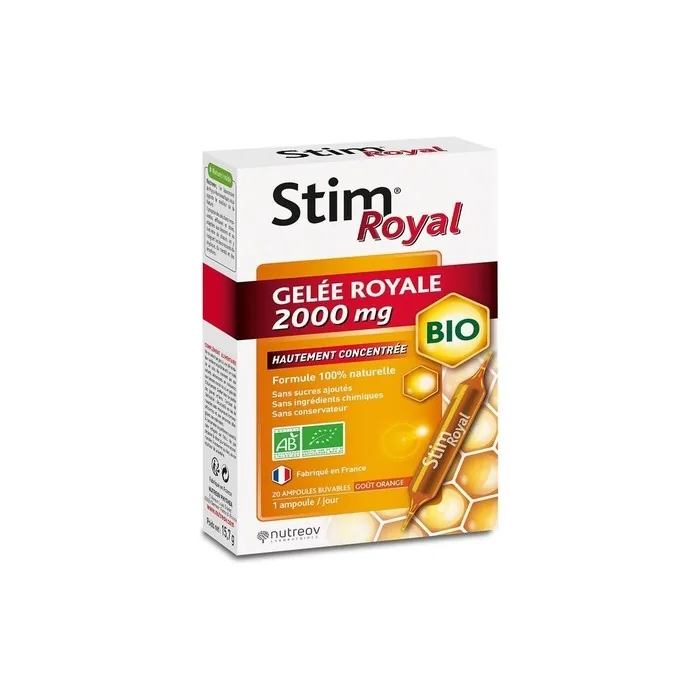 Nutreov Stim Royal Jelly 2000mg Organic