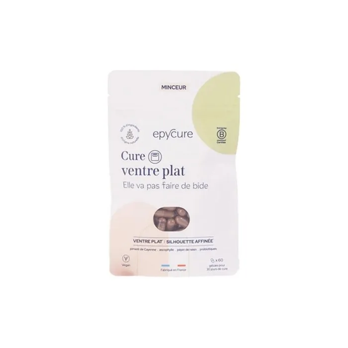 Epycure Flat Belly Cure Dietary Supplement 60 Capsules