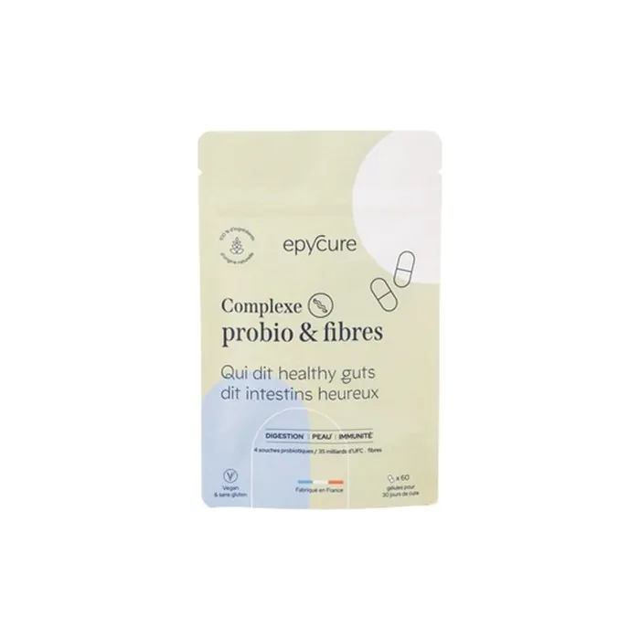 Epycure Complex Probiotic & Fiber Supplement 60 Capsules