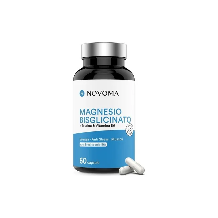 Novoma Complete Magnesium Bisglycinate with Taurine and Vitamin B6