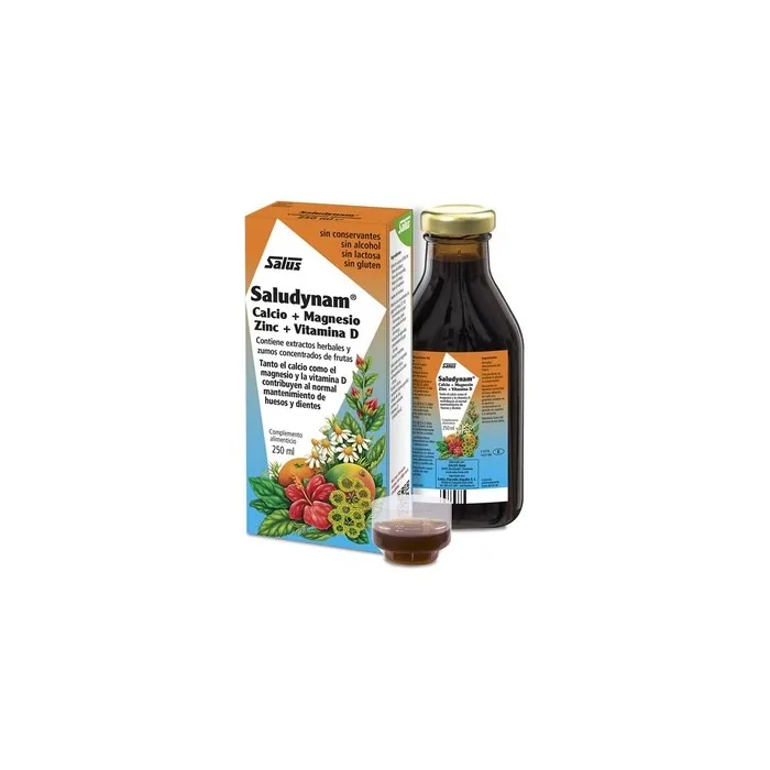 Salus Saludynam Calcium Magnesium Zinc Vitamin D 250ml