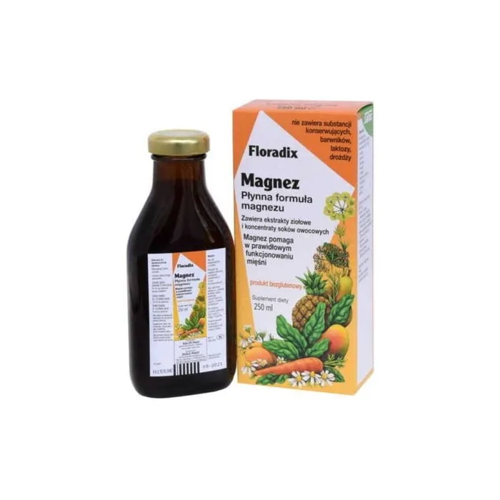 Herbs Magnesium Hub FLORADIX Liquid 250ml