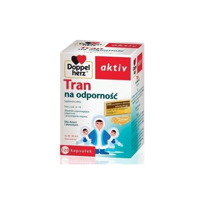 Doppelherz Aktiv Cod Liver Oil for Resistance 120 Capsules