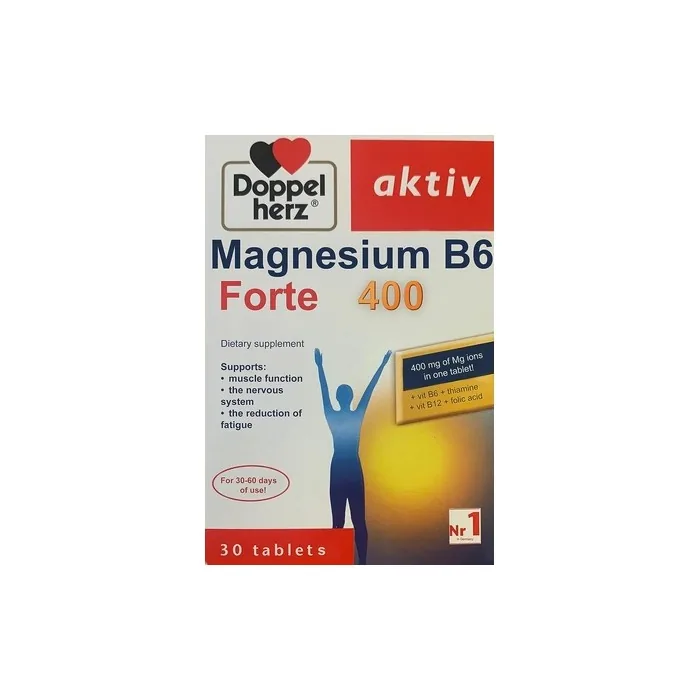 Doppelherz Active Magnesium Forte Dietary Supplement 30 Tablets