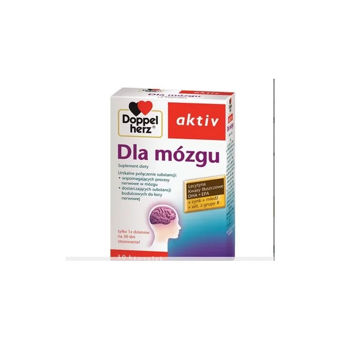 Doppelherz Akti Brain 30 Capsules Dha Epa Omega Acid Vitamins Minerals