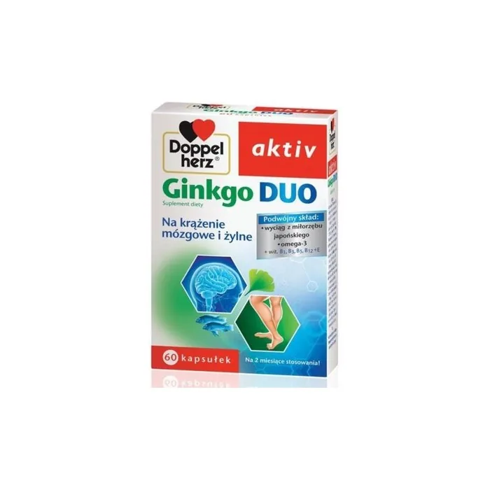 Doppelherz Aktiv Ginkgo Duo 60 Capsules