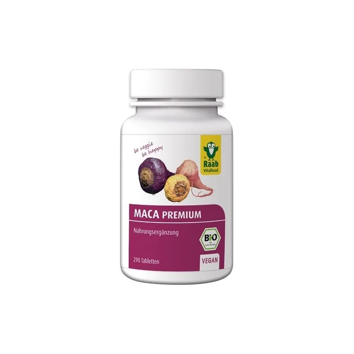 Raab Vitalfood Organic Maca Capsules 80 Capsules 500mg
