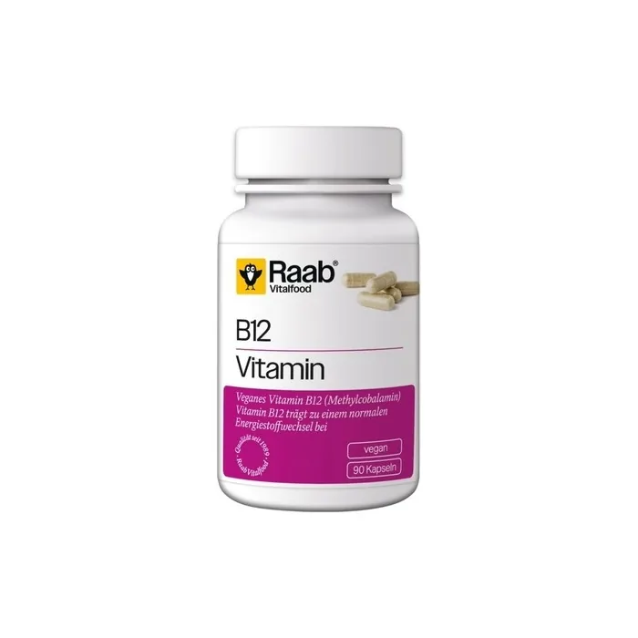 RAAB VITALFOOD Vitamin B12 460mg 90 Capsules