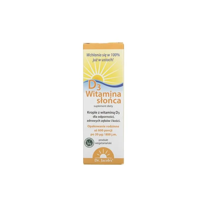 Dr. Jacob's Vitamin D3 Drops 20ml