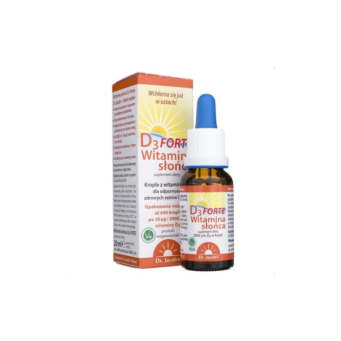 Dr. Jacob's Vitamin D3 Forte Drops 20ml