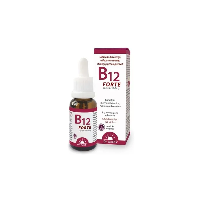 Dr. Jacob's Vitamin B12 Forte Dietary Supplement In Drops 20ml
