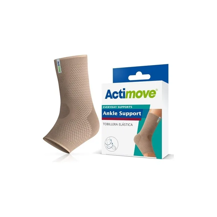 Actimove Everyday Supports Ankle Support For Men And Women Pain Relief And Swelling Chronic Ankle Pain And Overuse Injuries Leftright Wear Beige Small