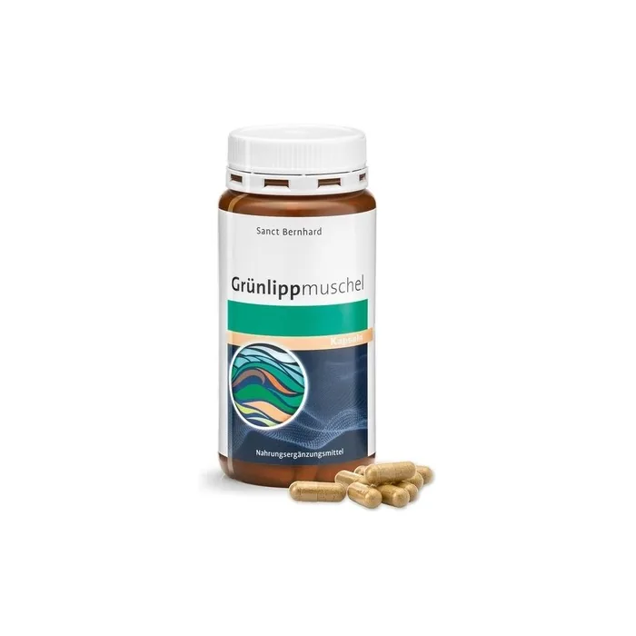 Sanct Bernhard High-Dose Green Lipped Mussel Capsules 500mg per Capsule - 150 Capsules
