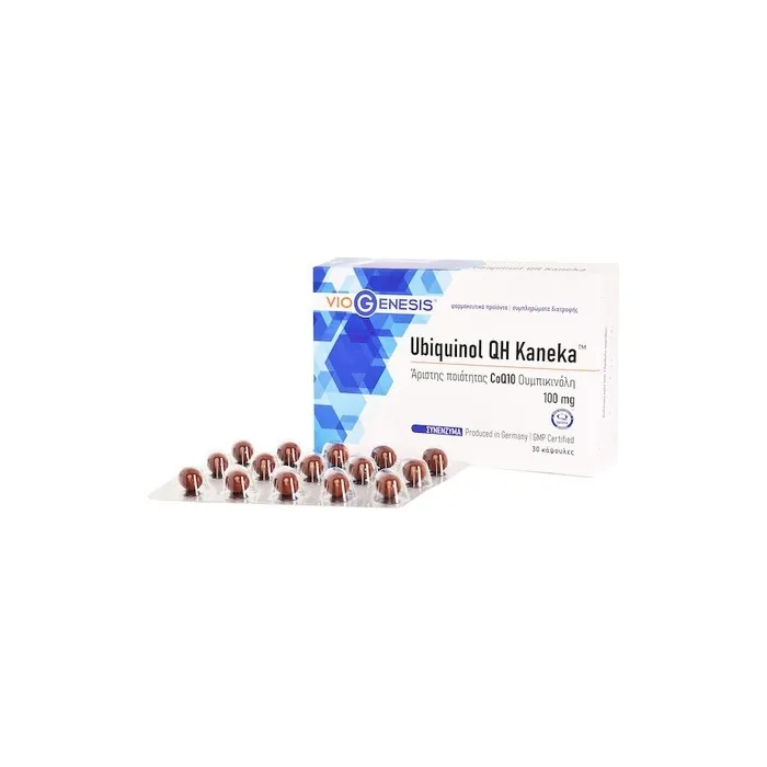Viogenesis Ubiquinol Qh Kaneka Coq10 100 Mg 30 Softgels