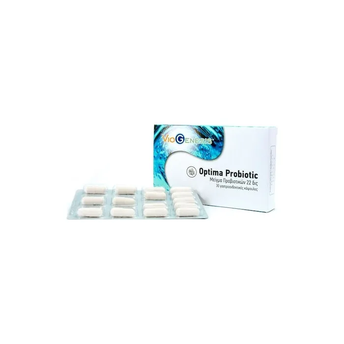 Viogenesis Optima Probiotic Dietary Supplement Probiotics 30 Capsules