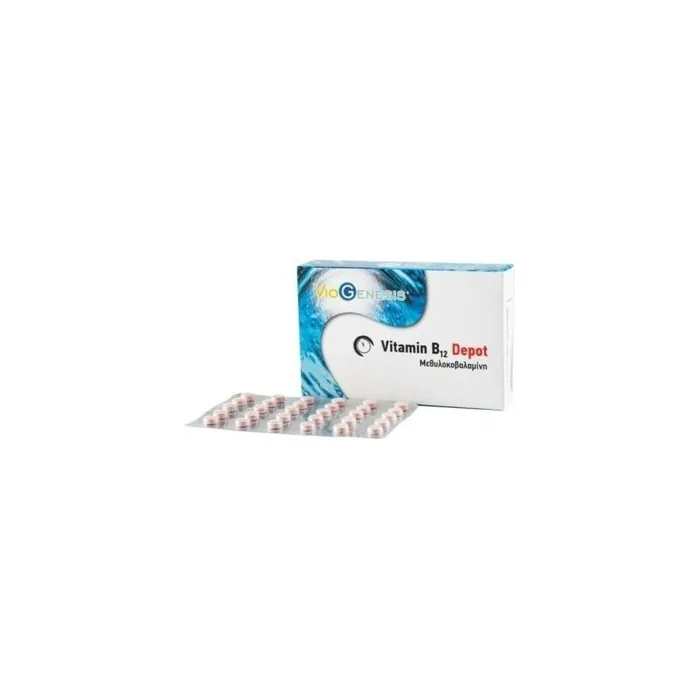 Viogenesis Vitamin B12 Methylcobalamin Depot 1000μg 30 Tablets