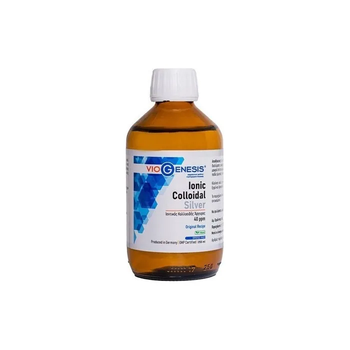 Viogenesis Ionic Colloidal Silver 40ppm Colloidal Silver 250ml