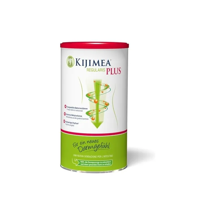 Kijimea Regularis PLUS for a New Gut Feeling - Combined 6 Selected Bacterial Strains, High-Purity Methylcellulose and High-Quality Psyllium - Lactose-Free 225g Drink Granules