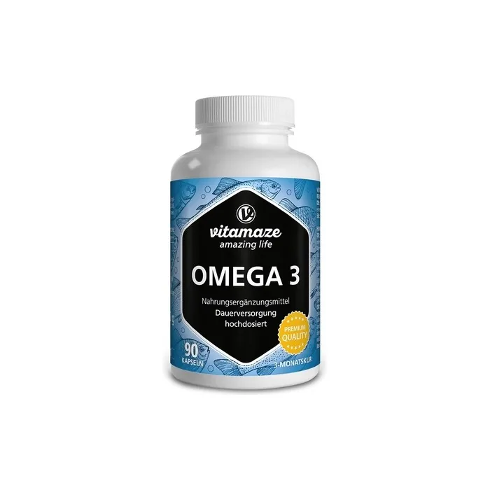Omega 3 Capsules 1000mg High Dose Pure Fish Oil with 400mg 40% EPA & 300