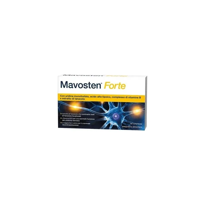 Restaxil Gmbh Mavosten 60 Tablets Dietary Supplement With Alpha Lipoic Acid And Vitamins For Nervous System Support