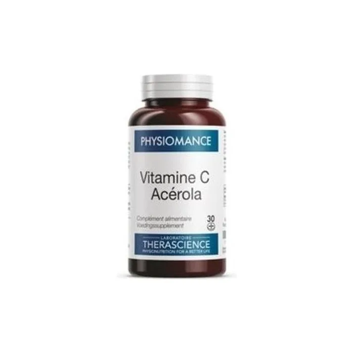 TheraScience Physiomance Vitamin C Acerola 30 Capsules - Pack of 2