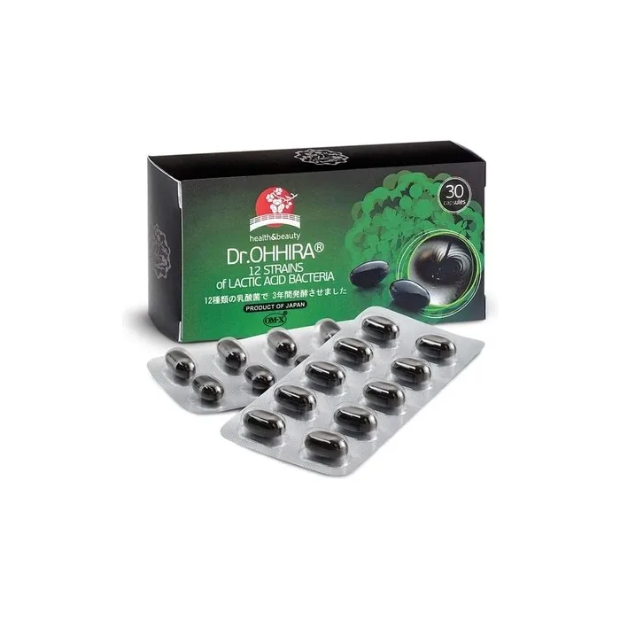 Dr.OHHIRA 12 Strains of Lactic Acid and Mineral Complex 30 Capsules