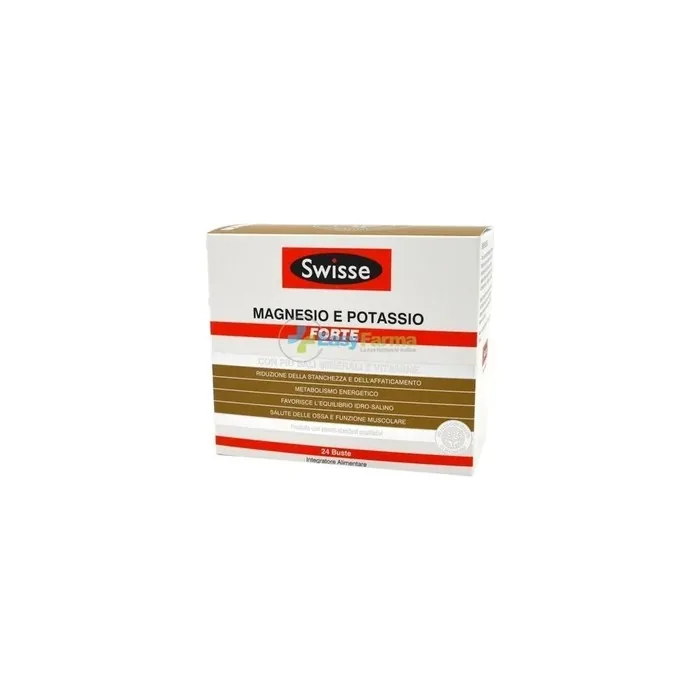 Health And Happiness H&H Italy Swisse Magnesium And Potassium Forte Dietary Supplement 24 Sachets