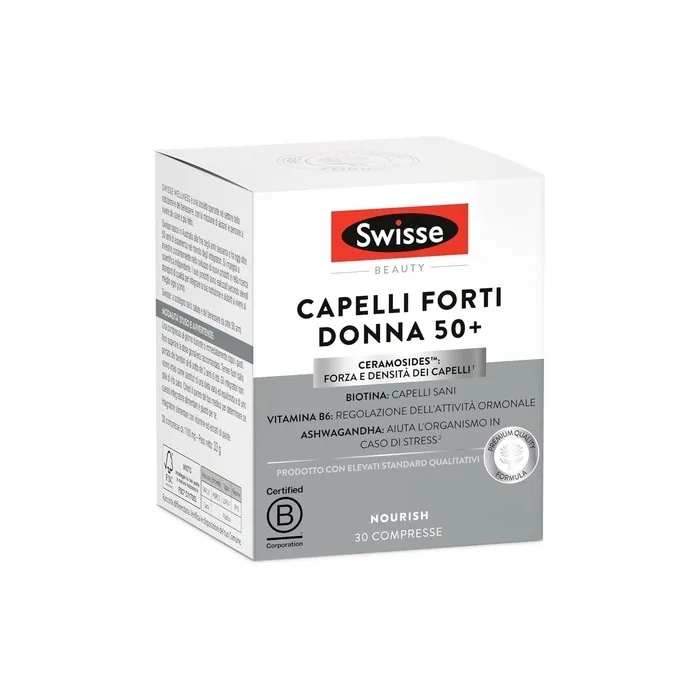 Swisse Strong Hair Woman 50+ Hair Supplement with Biotin