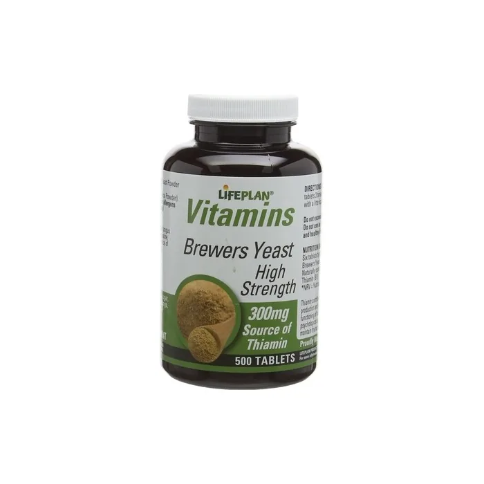 Lifeplan High Strength Brewers Yeast 300mg 500 Tablets