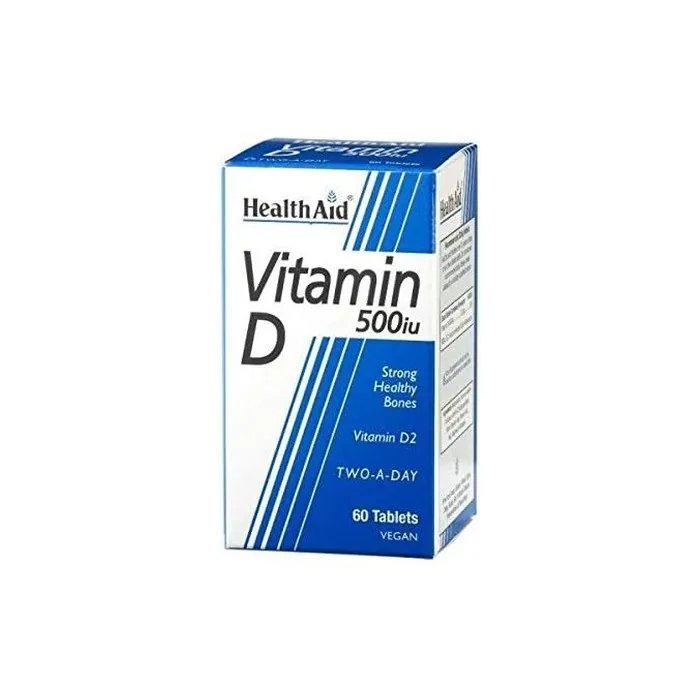 HealthAid Vitamin D 500iu Tablets 60 Count
