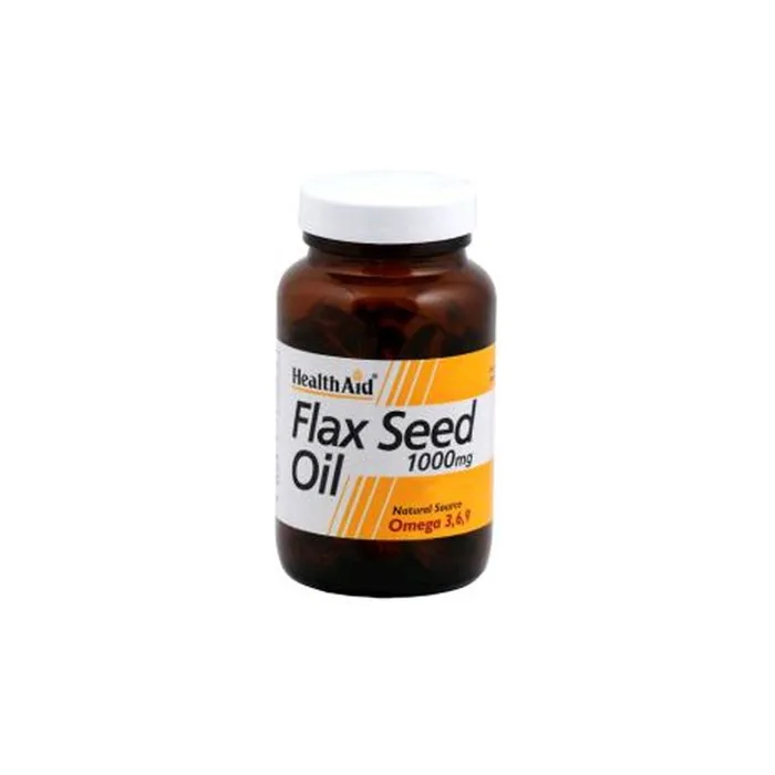 Health Aid Aceite De Linaza 1,000 Mg 60 Vcaps
