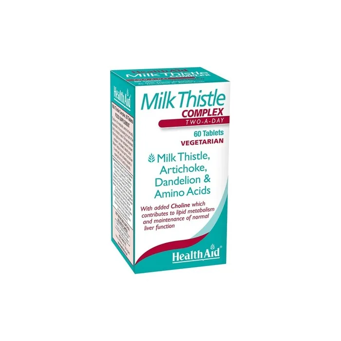 HealthAid Milk Thistle Complex 60 Vegetarian Tablets