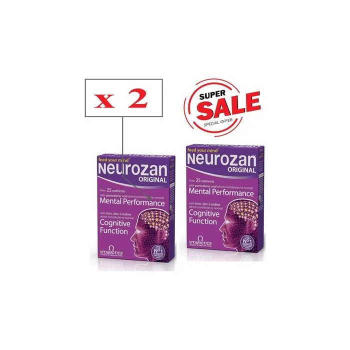 Vitabiotics Neurozan Original Mental Performance Memory Supplement 30 Tabs